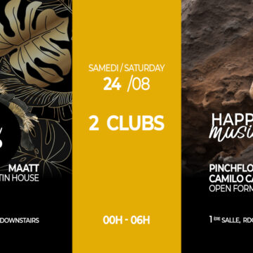 24/08 SAXY NIGHT 🎷 2 CLUBS