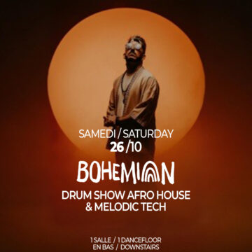 26/10  BOHEMIAN : SHOW DRUM AFRO HOUSE