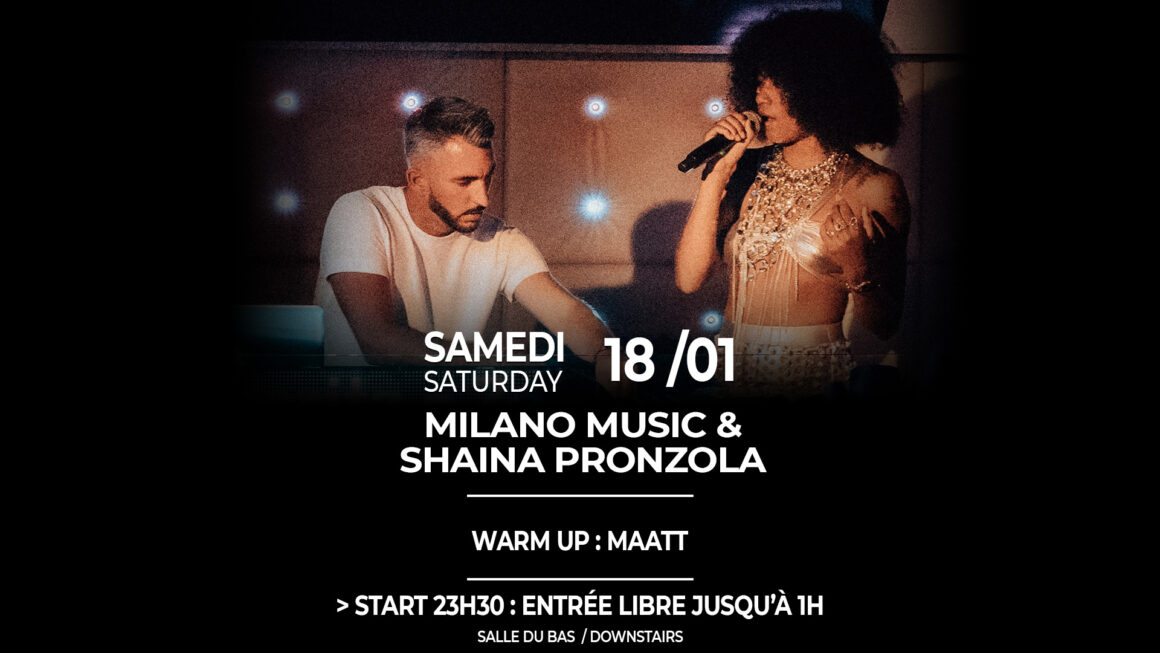 SHOW TIME ce samedi 18/01 !