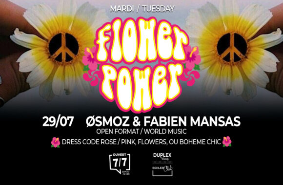 MARDI / TUESDAY : FLOWERS POWER MARDI / TUESDAY : FLOWERS POWER