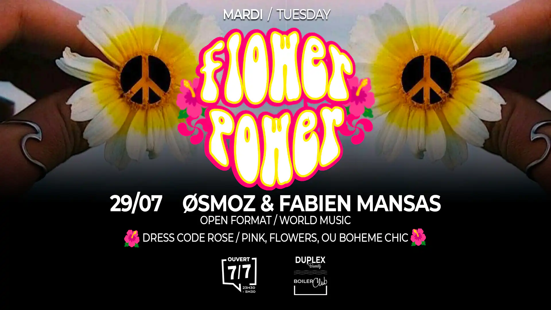 MARDI / TUESDAY : FLOWERS POWER