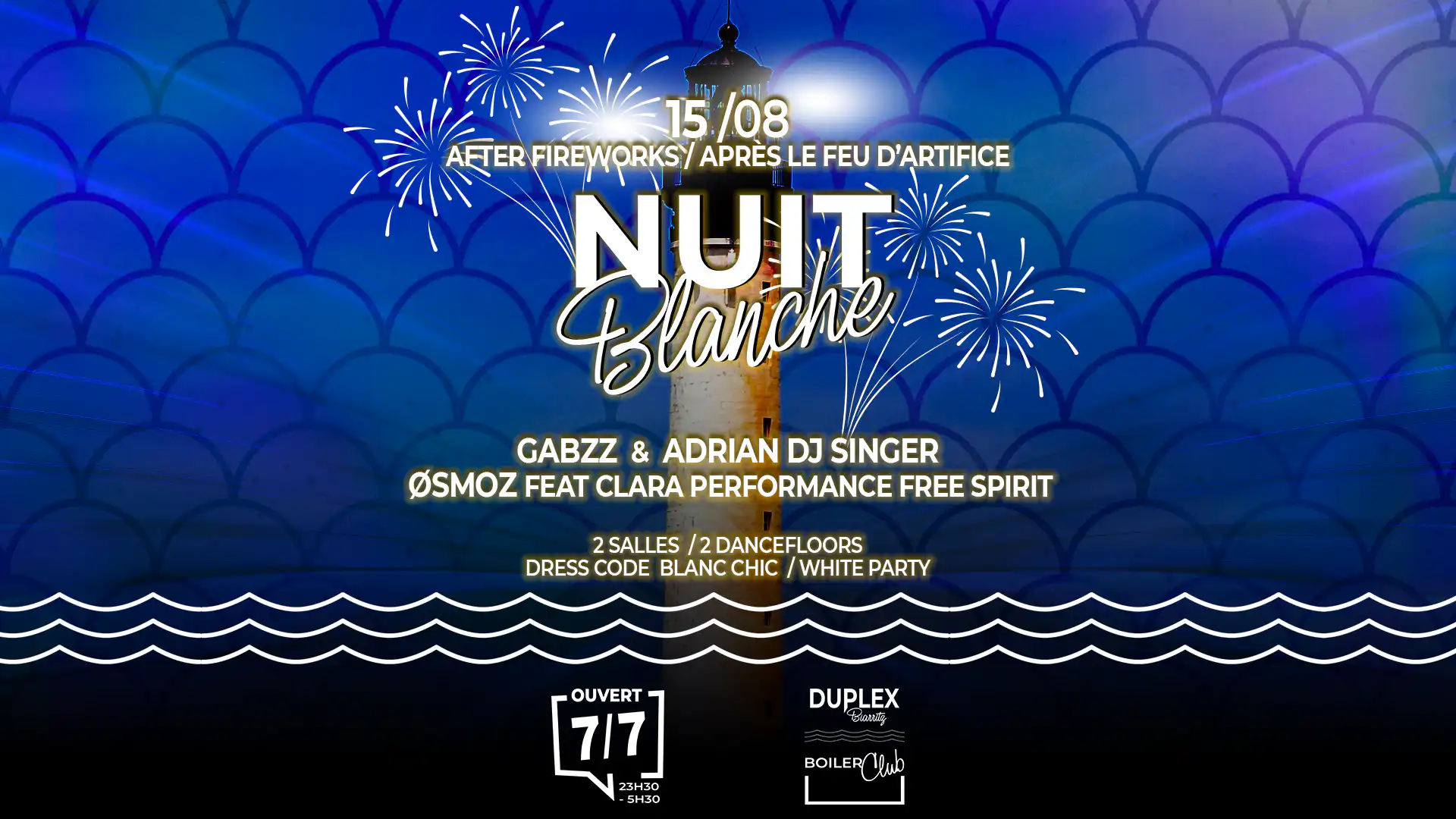 15/08 NUIT BLANCHE / WHITE PARTY