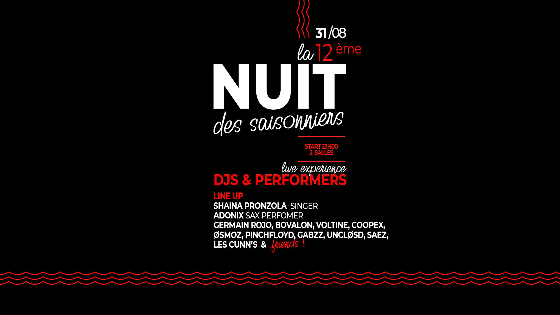 12ème NUIT DES SAISONNIERS