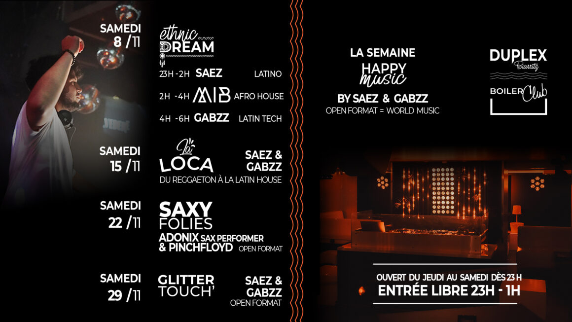 NOVEMBER LINE UP NOVEMBER LINE UP