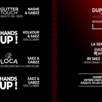 LINE UP JANVIER 2026