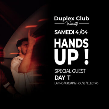 4/04 HANDS UP ! • SPECIAL GUEST : DAY T